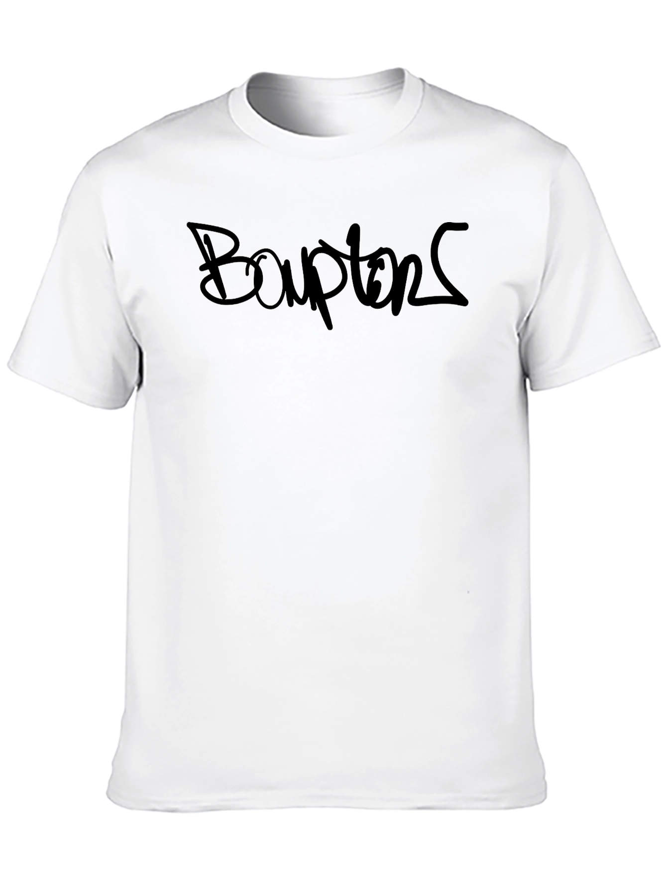 Bampton Mens Black Graphic T-Shirt