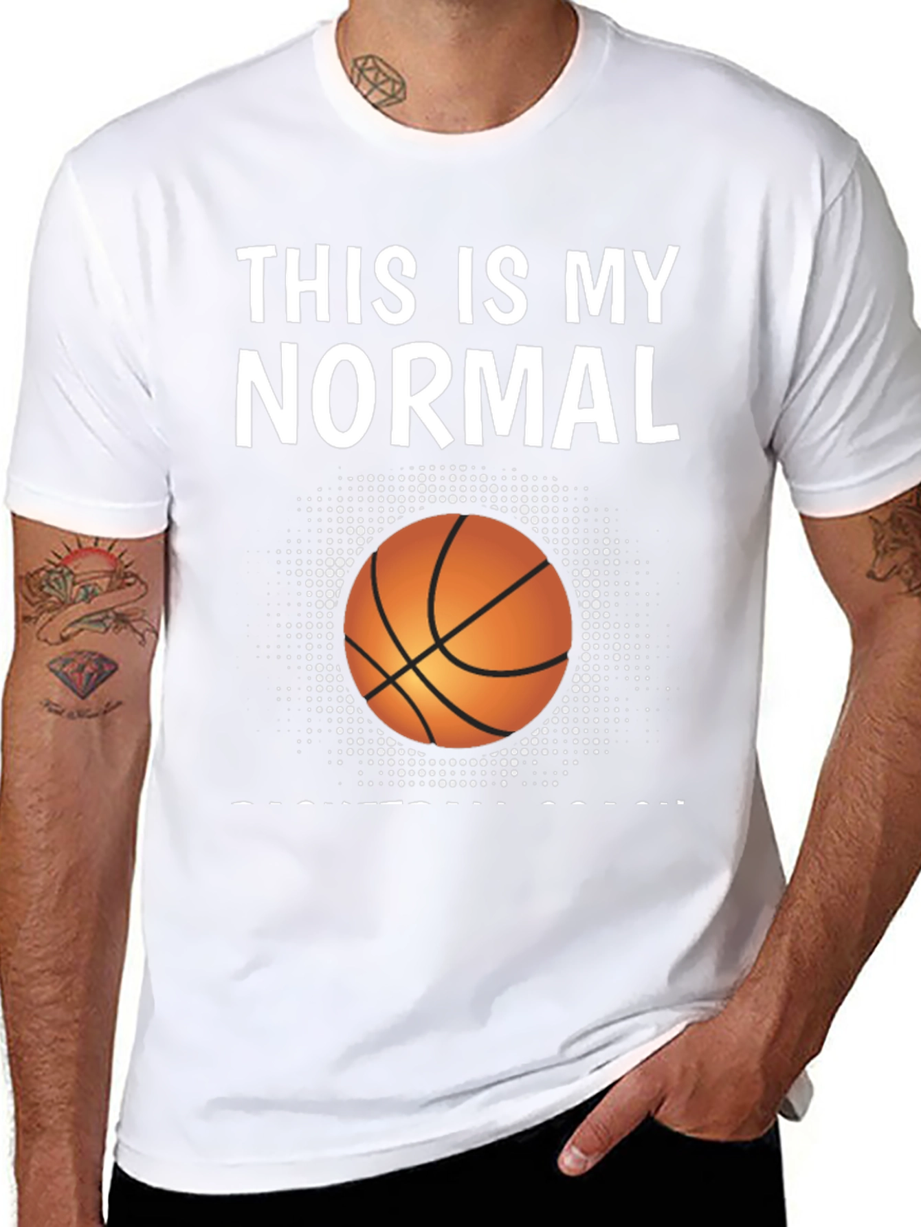 Basketball Coach T-Shirt - This is My Normal