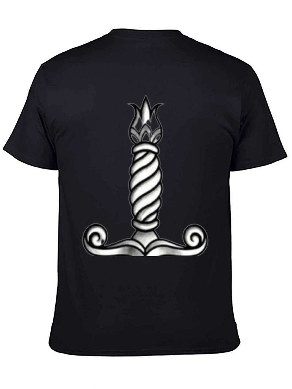 Viking Mjolnir Hammer Graphic Tee - Black