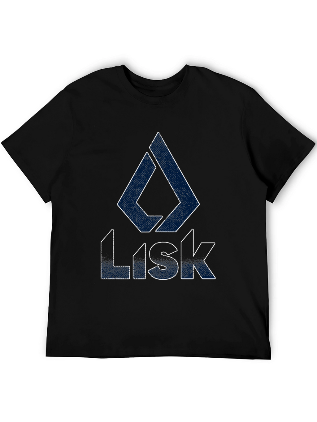 Lisk Crypto T-Shirt - Black Cotton Blend Tee