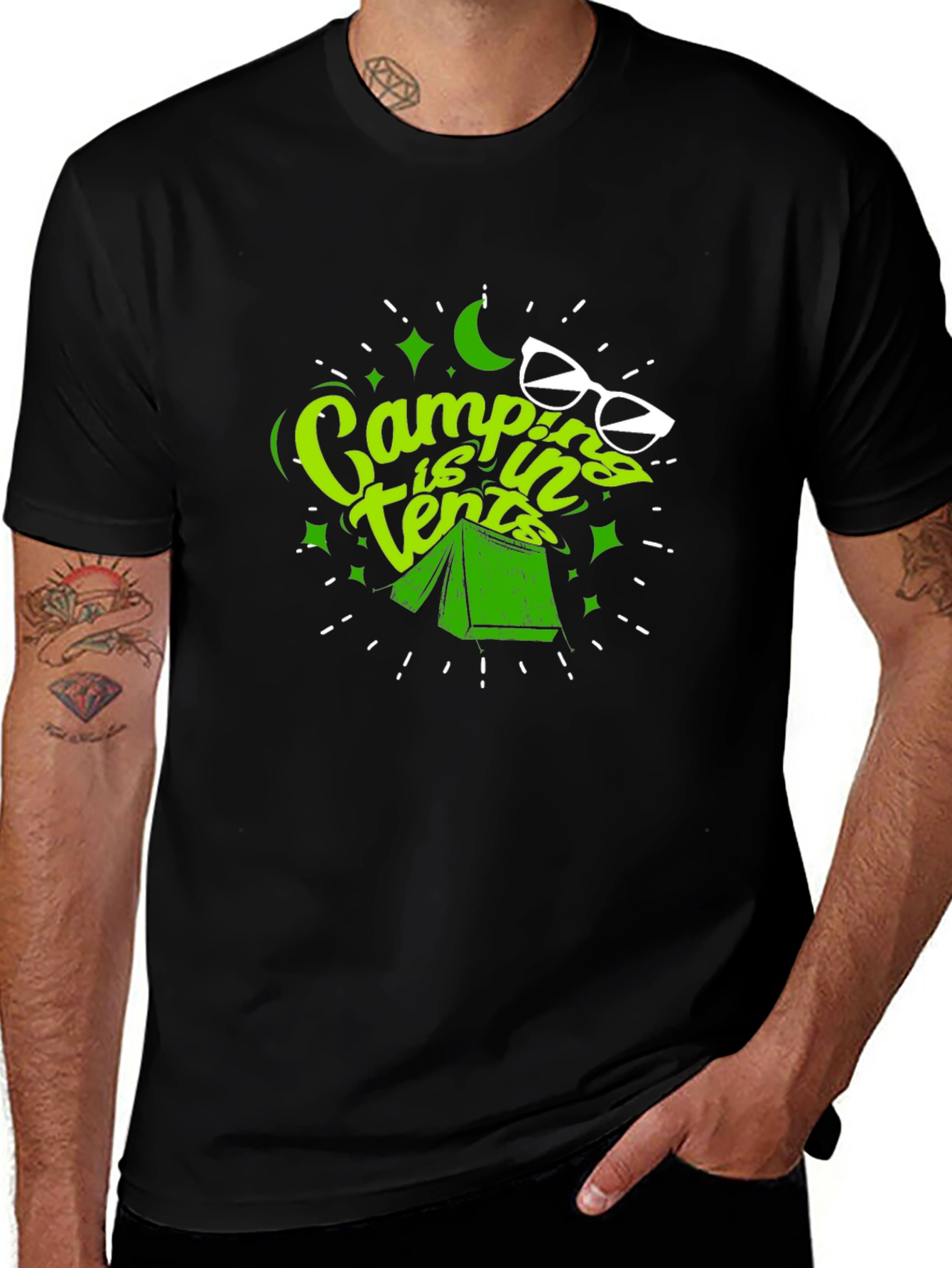 Camping is In Tents T-Shirt