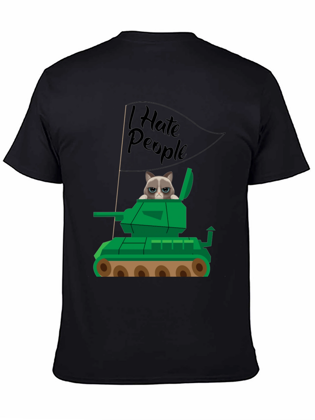 Grumpy Cat Tank T-Shirt - I Hate People