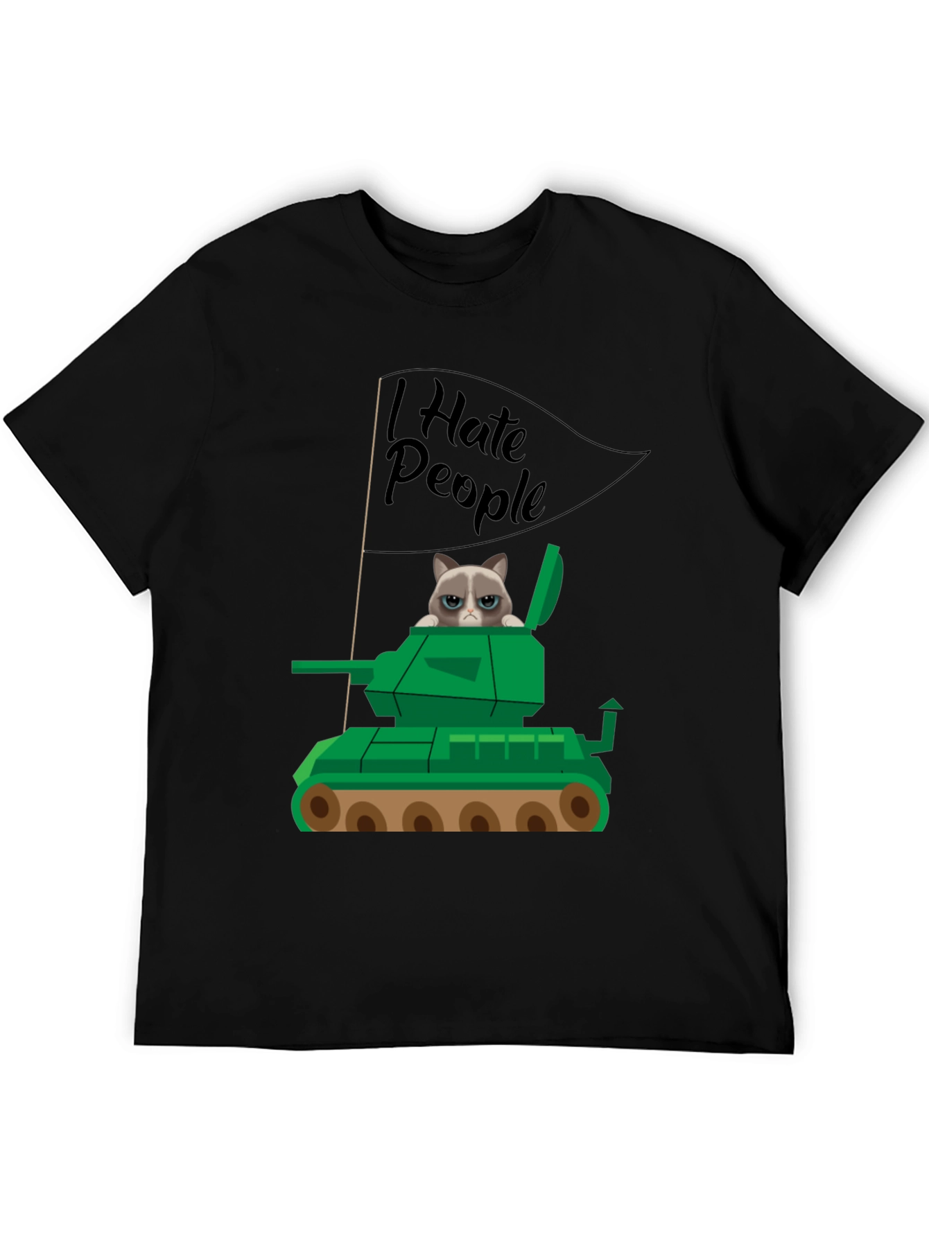 Grumpy Cat Tank T-Shirt - I Hate People
