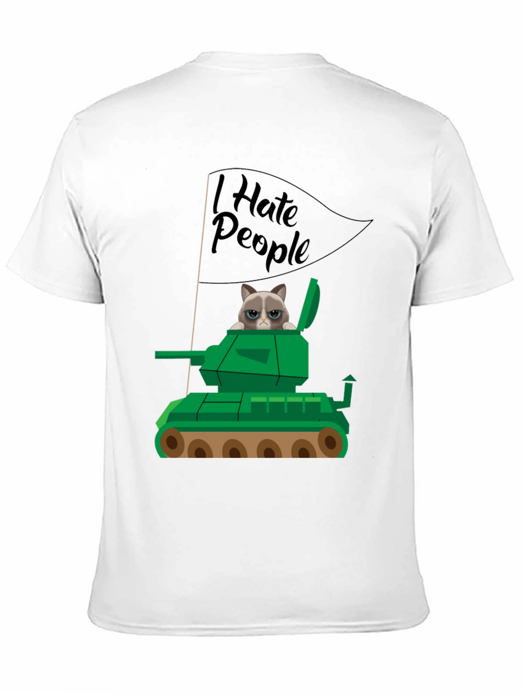 Grumpy Cat Tank T-Shirt - I Hate People