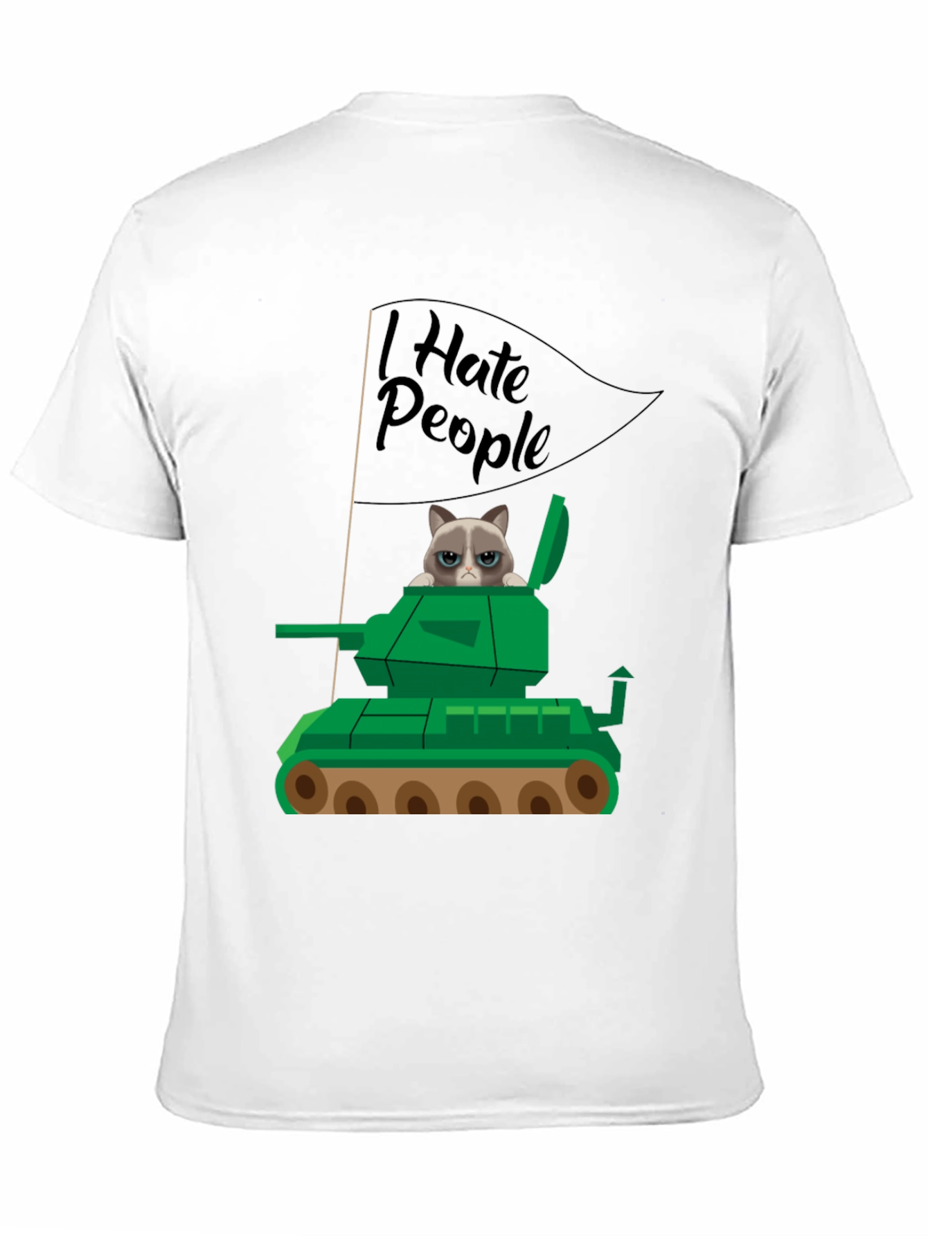 Grumpy Cat Tank T-Shirt - I Hate People