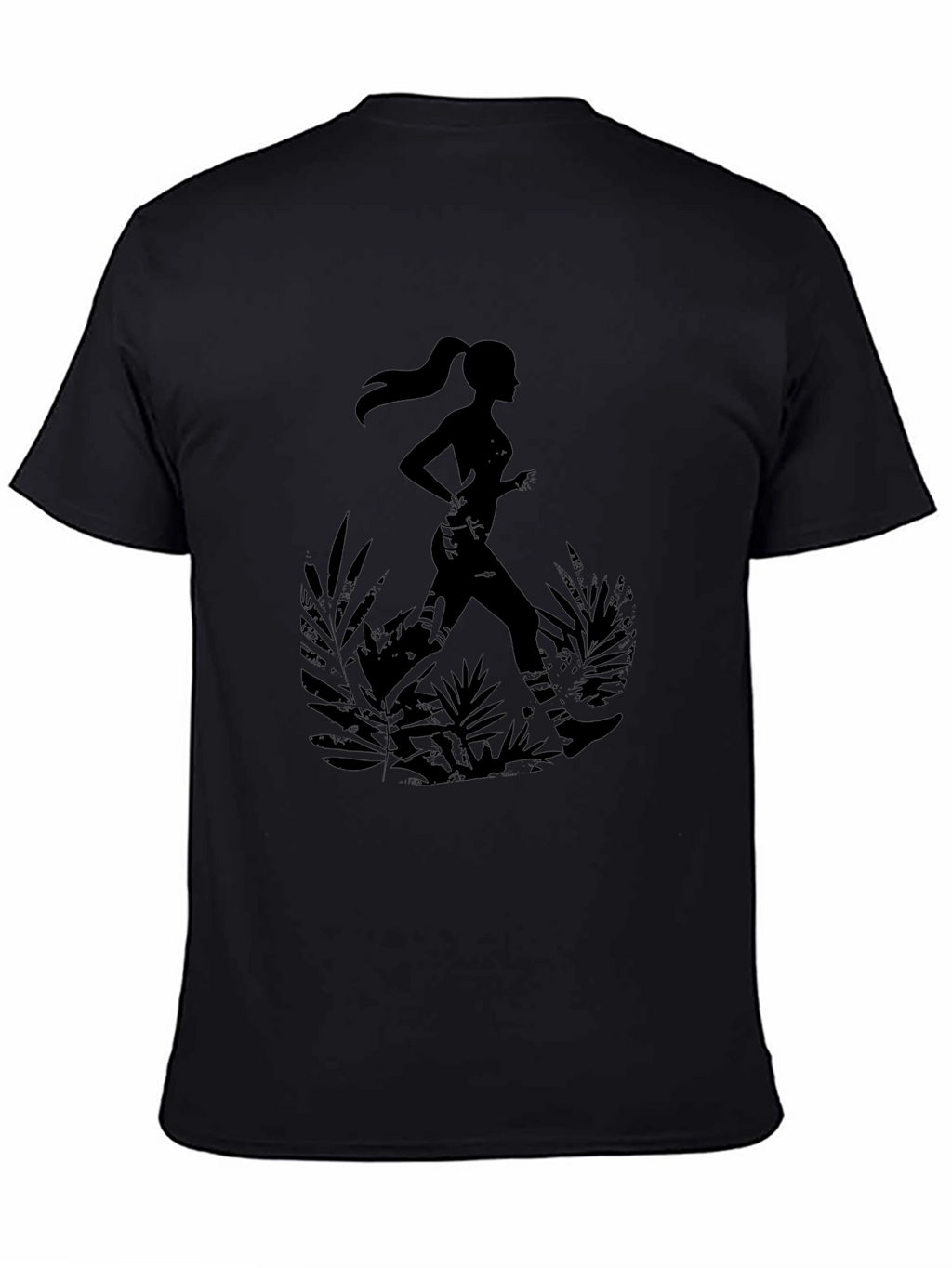 Trail Running T-Shirt - Womens Silhouette Design