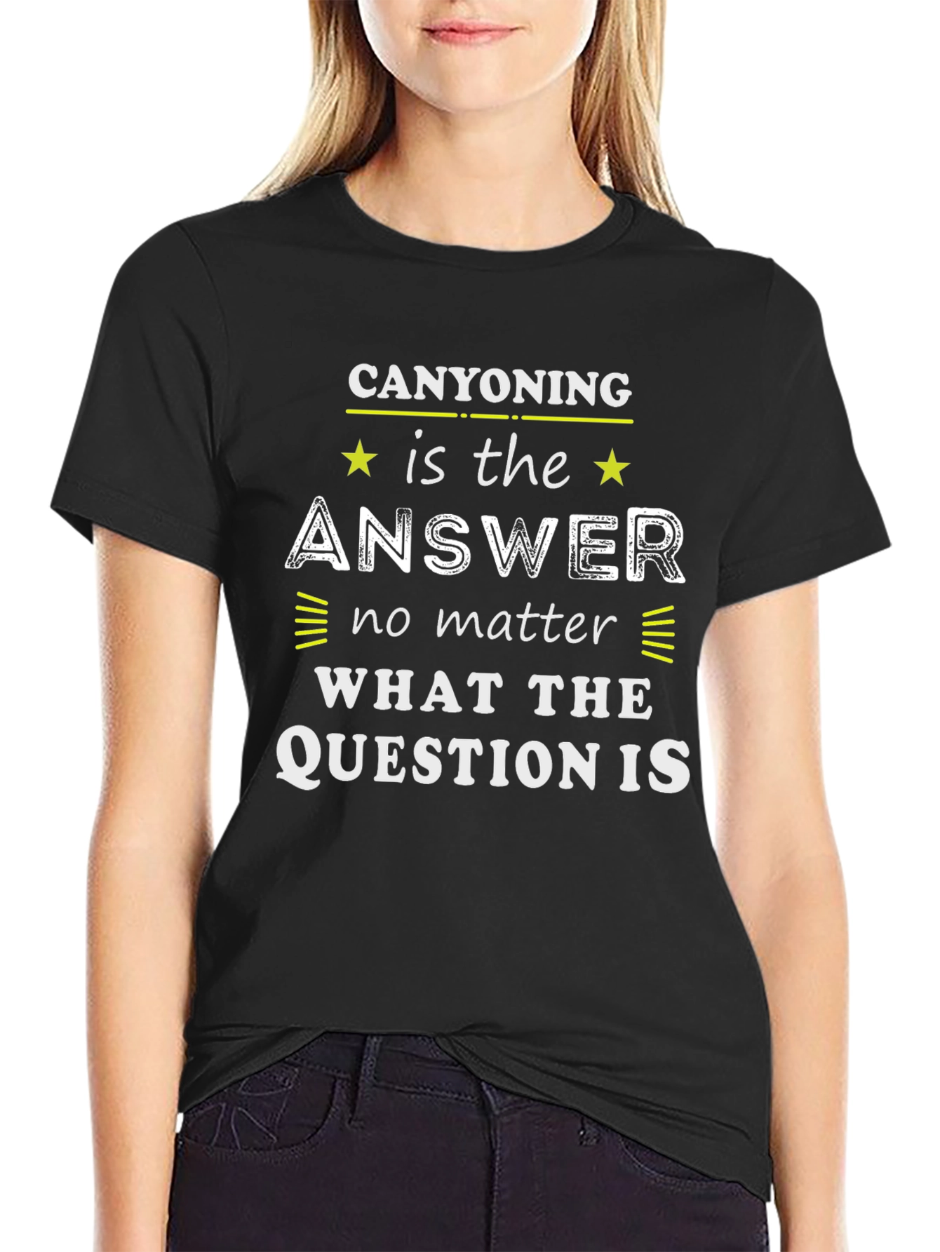 Canyoning Answer T-Shirt:  Outdoor Adventure Wear