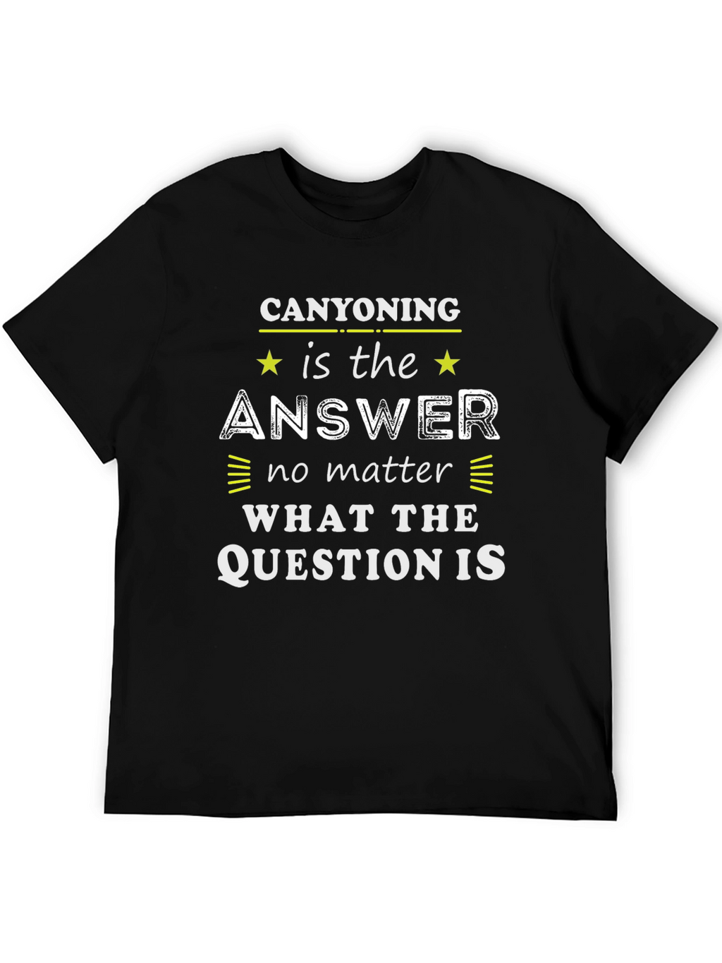 Canyoning Answer T-Shirt:  Outdoor Adventure Wear