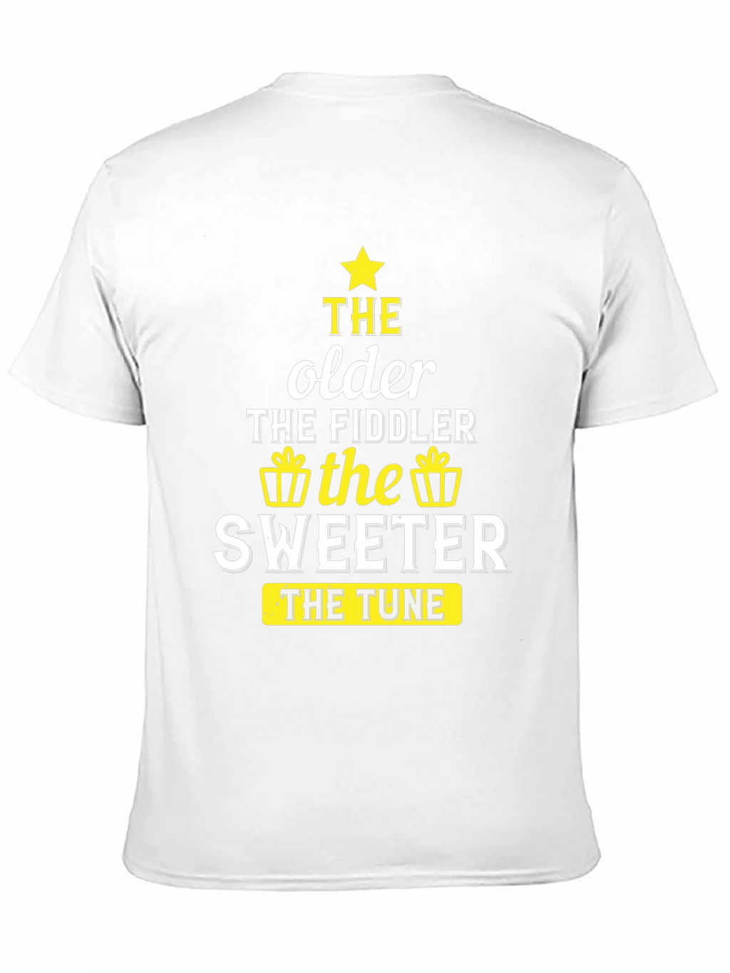 The Older the Fiddler the Sweeter Black T-Shirt
