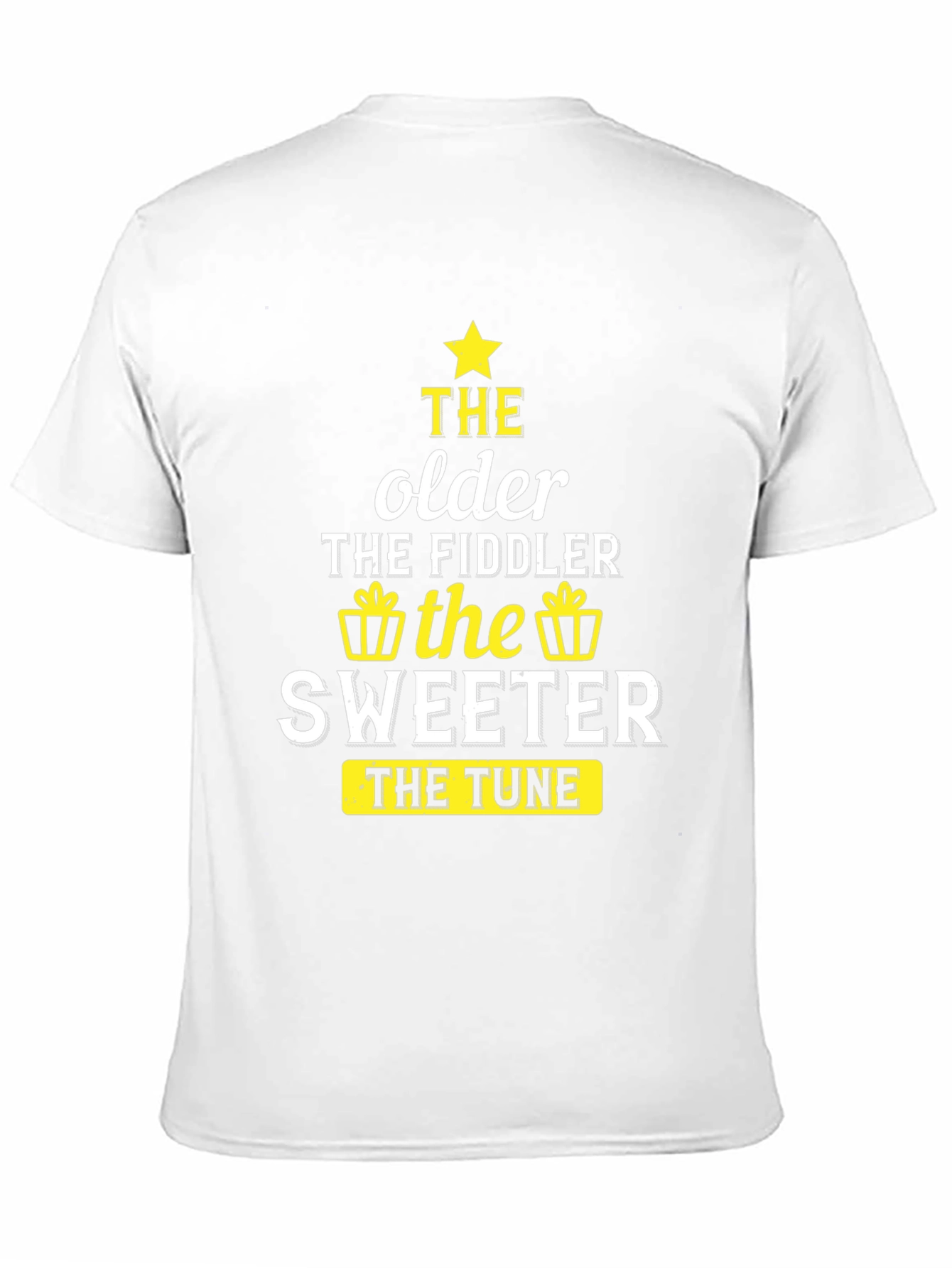 The Older the Fiddler the Sweeter Black T-Shirt