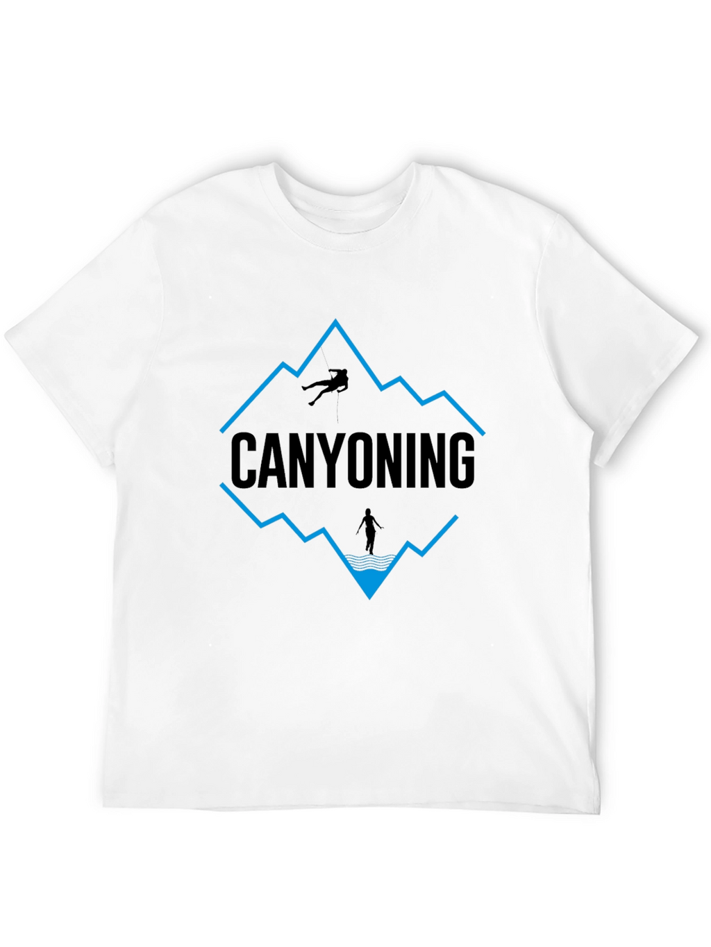 Canyoning Graphic Tee - Adventurers Black T-Shirt