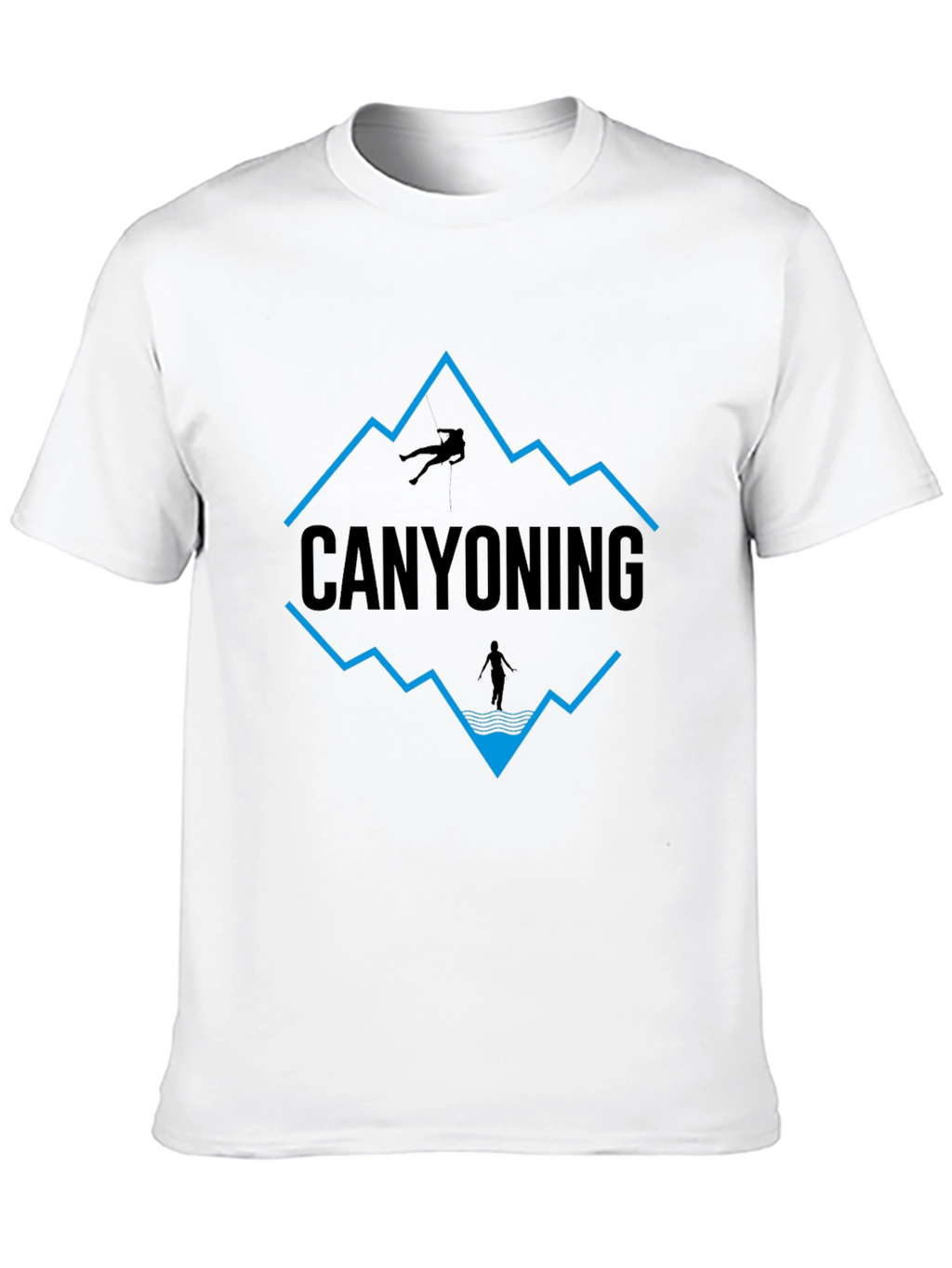 Canyoning Graphic Tee - Adventurers Black T-Shirt