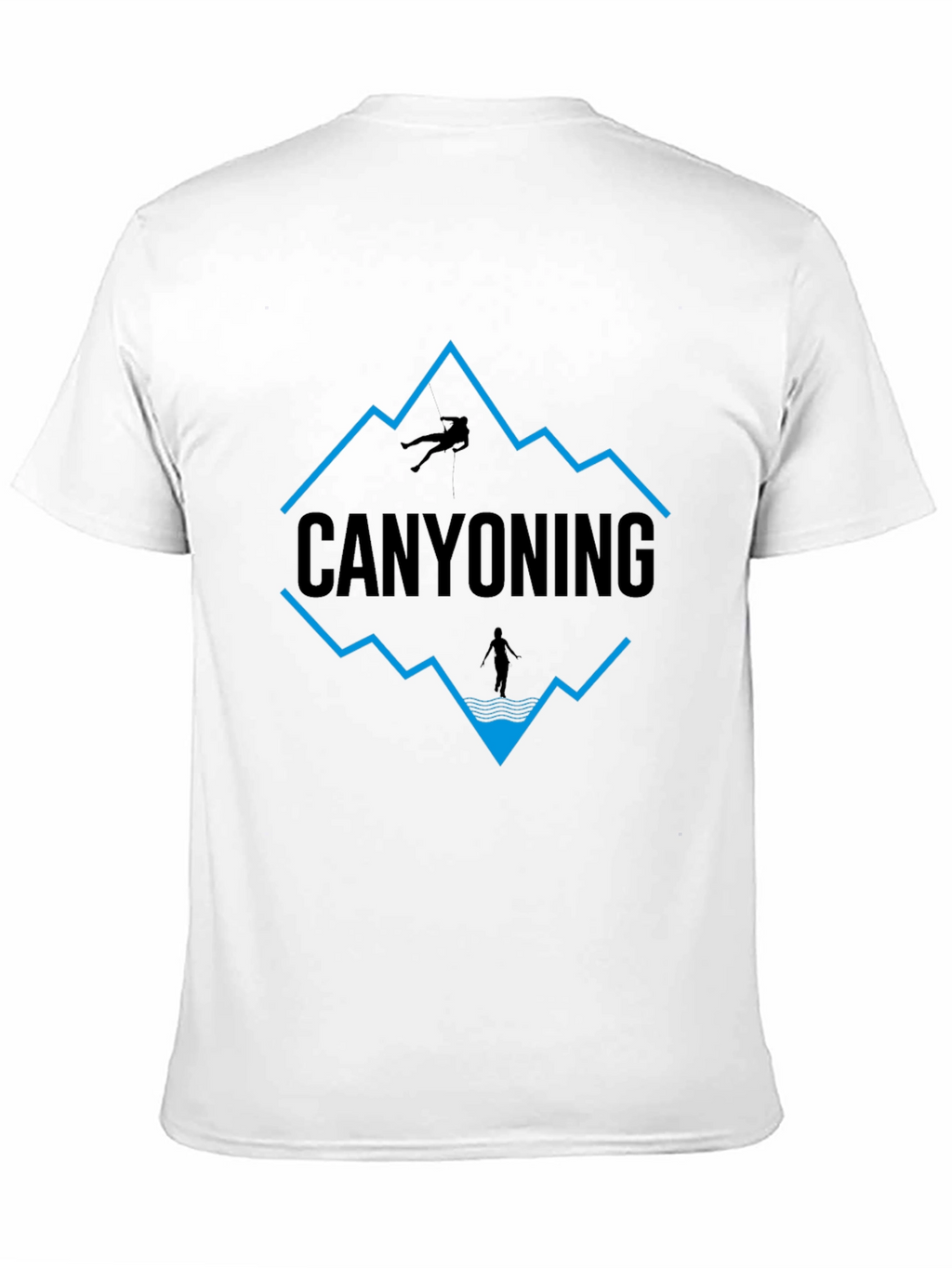Canyoning Graphic Tee - Adventurers Black T-Shirt