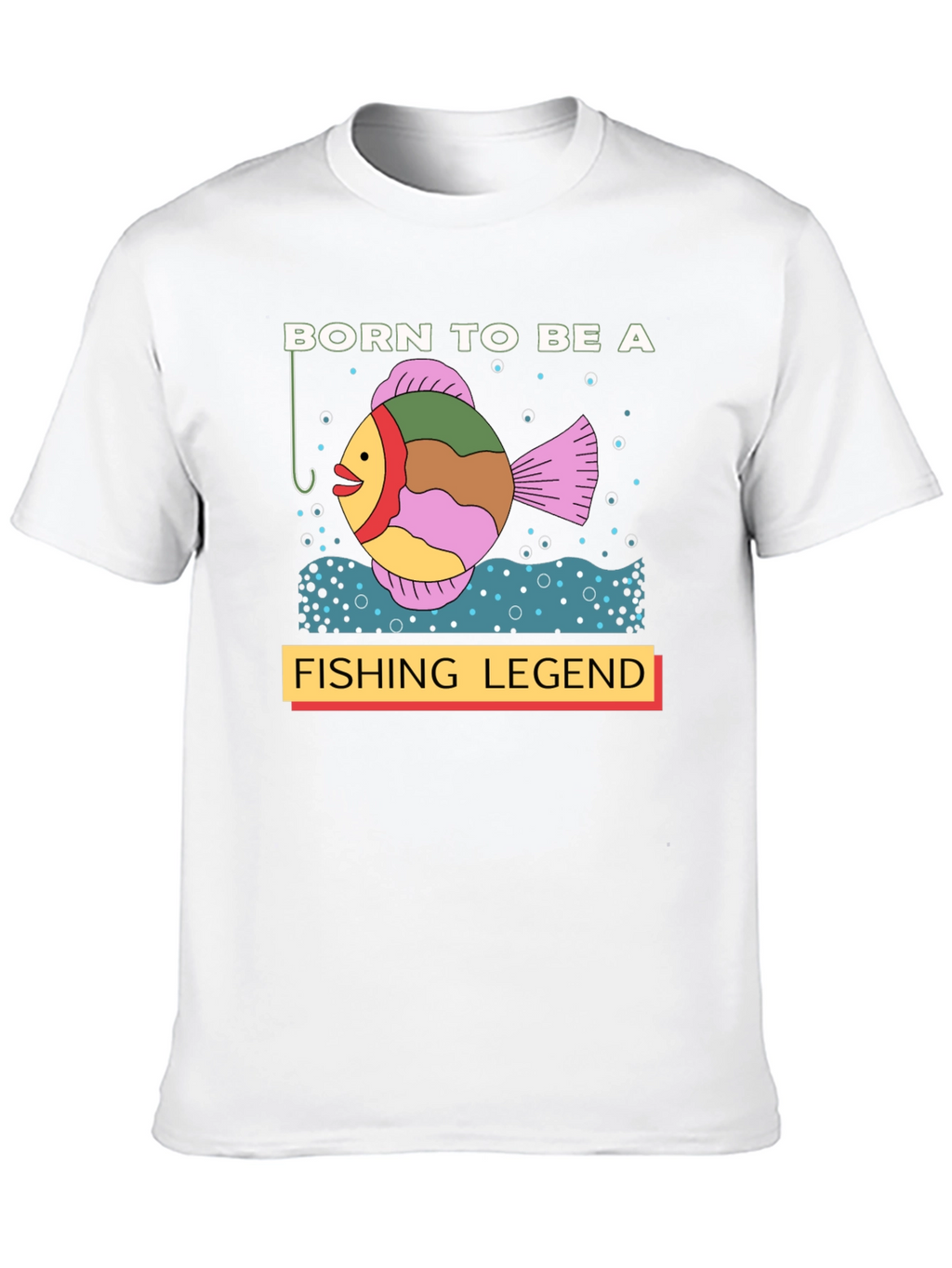Born to Be a Fishing Legend Graphic T-Shirt