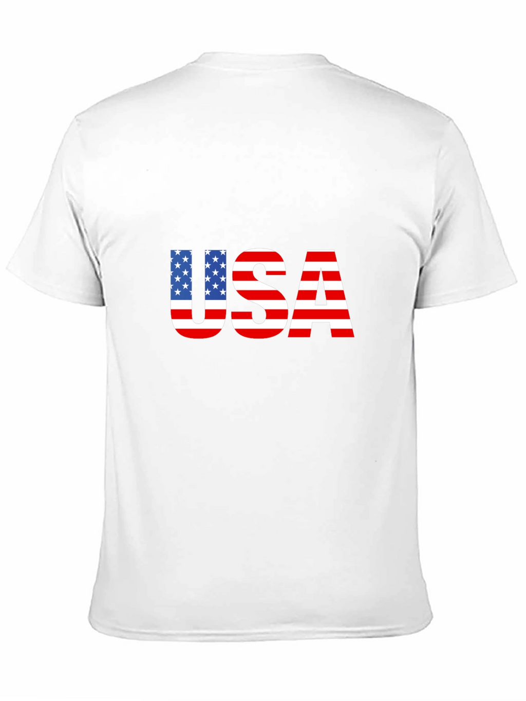 USA Flag Graphic Black T-Shirt Patriotic