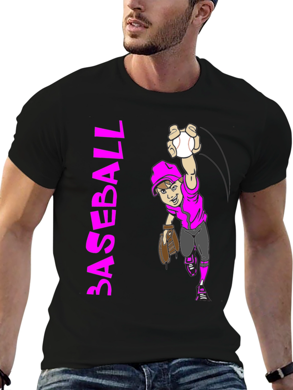 Baseball Graphic Tee - Fun & Sporty Design