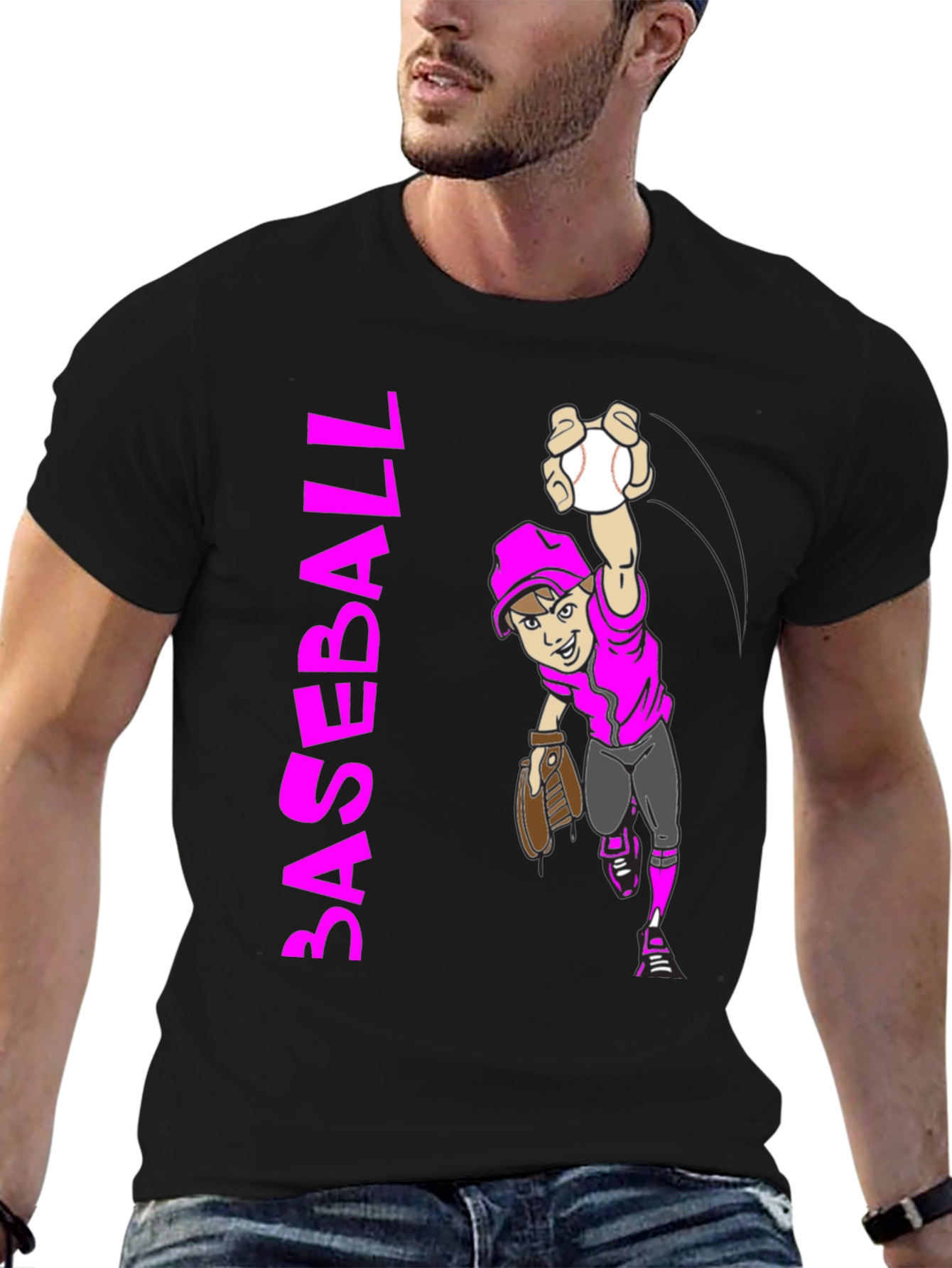Baseball Graphic Tee - Fun & Sporty Design