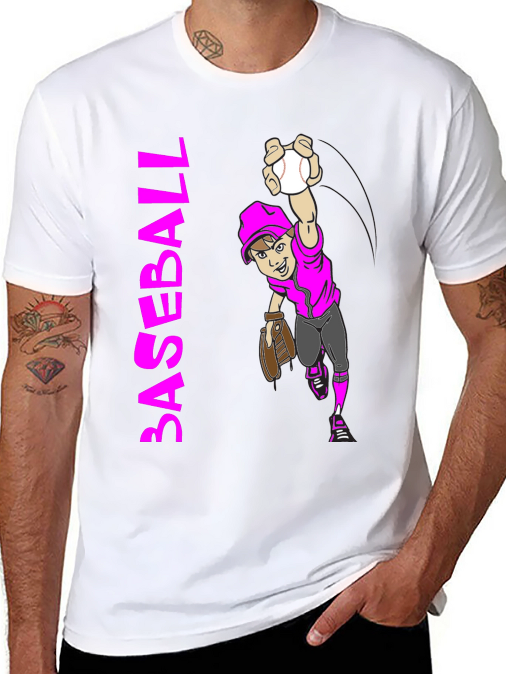 Baseball Graphic Tee - Fun & Sporty Design