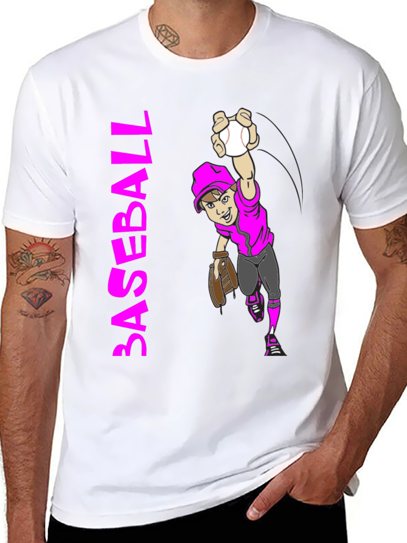 Baseball Graphic Tee - Fun & Sporty Design