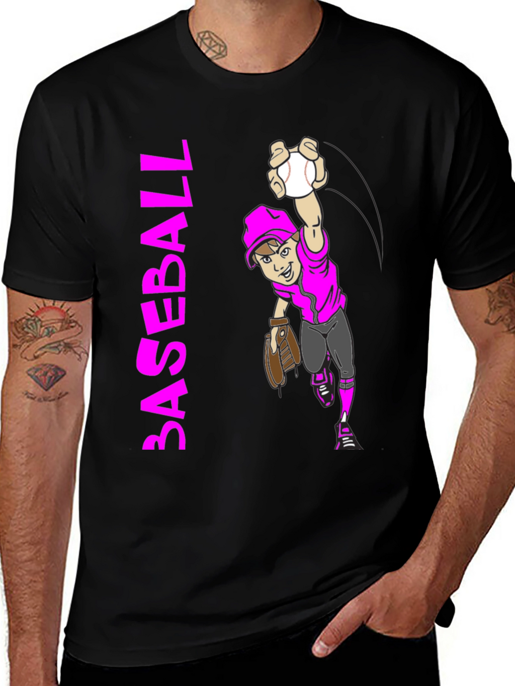 Baseball Graphic Tee - Fun & Sporty Design
