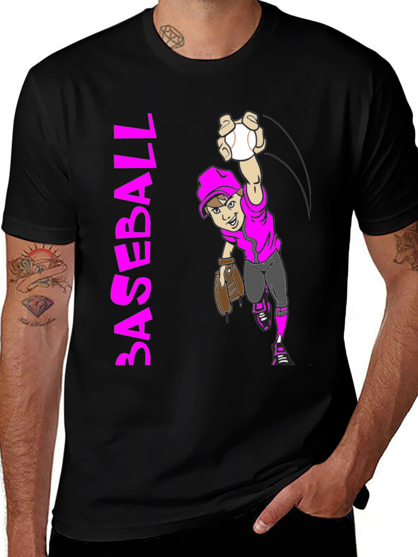 Baseball Graphic Tee - Fun & Sporty Design