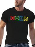Eat Sleep Ride Repeat Black T-Shirt