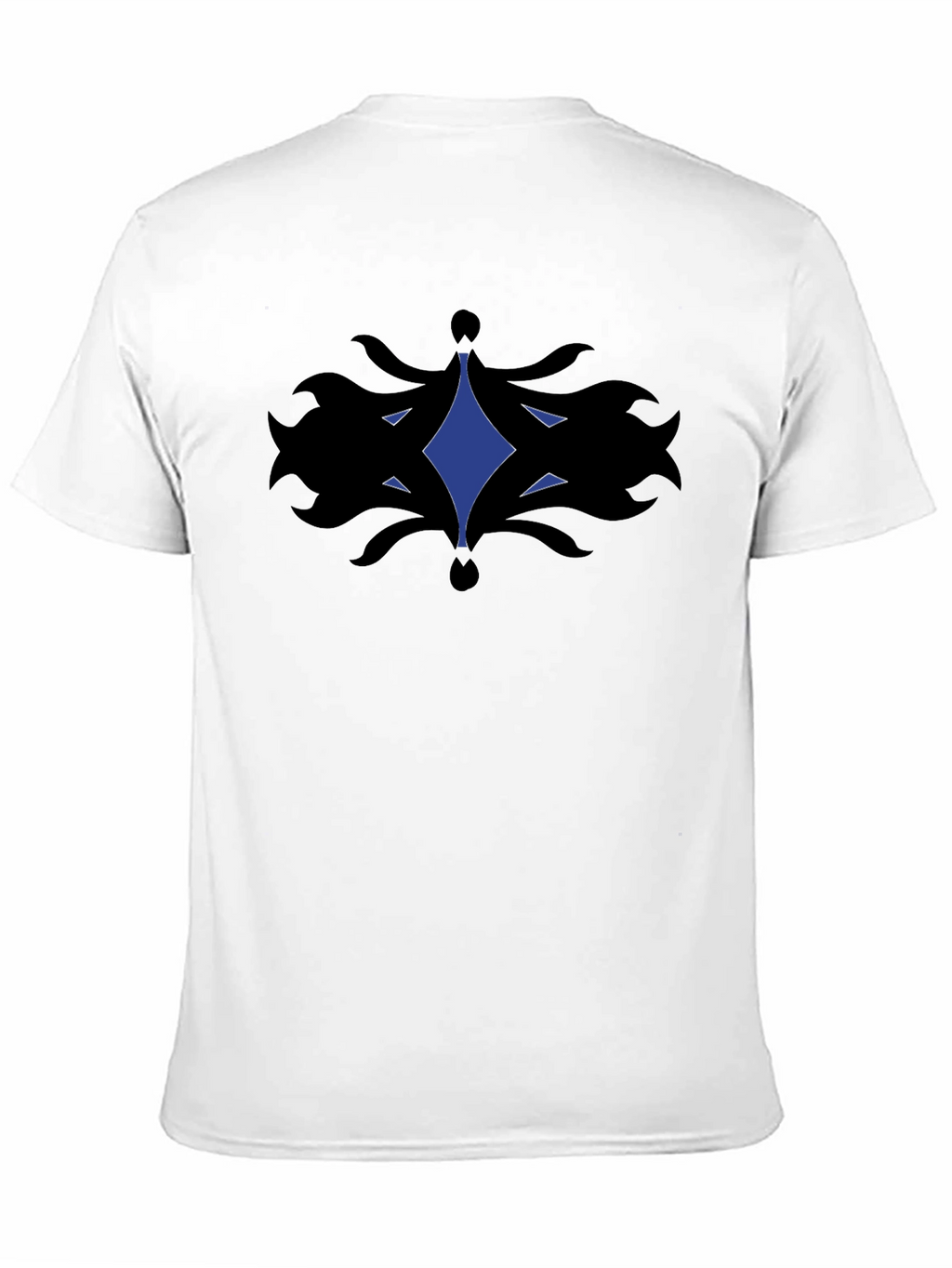 Abstract Graphic Tee - Black Cotton Comfort