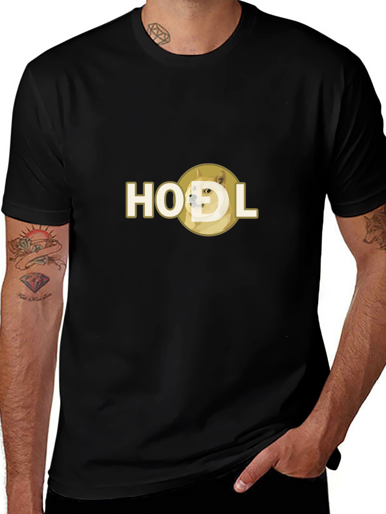 HODL Doge T-Shirt - Crypto Meme Tee