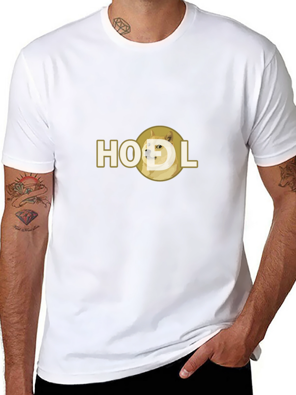 HODL Doge T-Shirt - Crypto Meme Tee