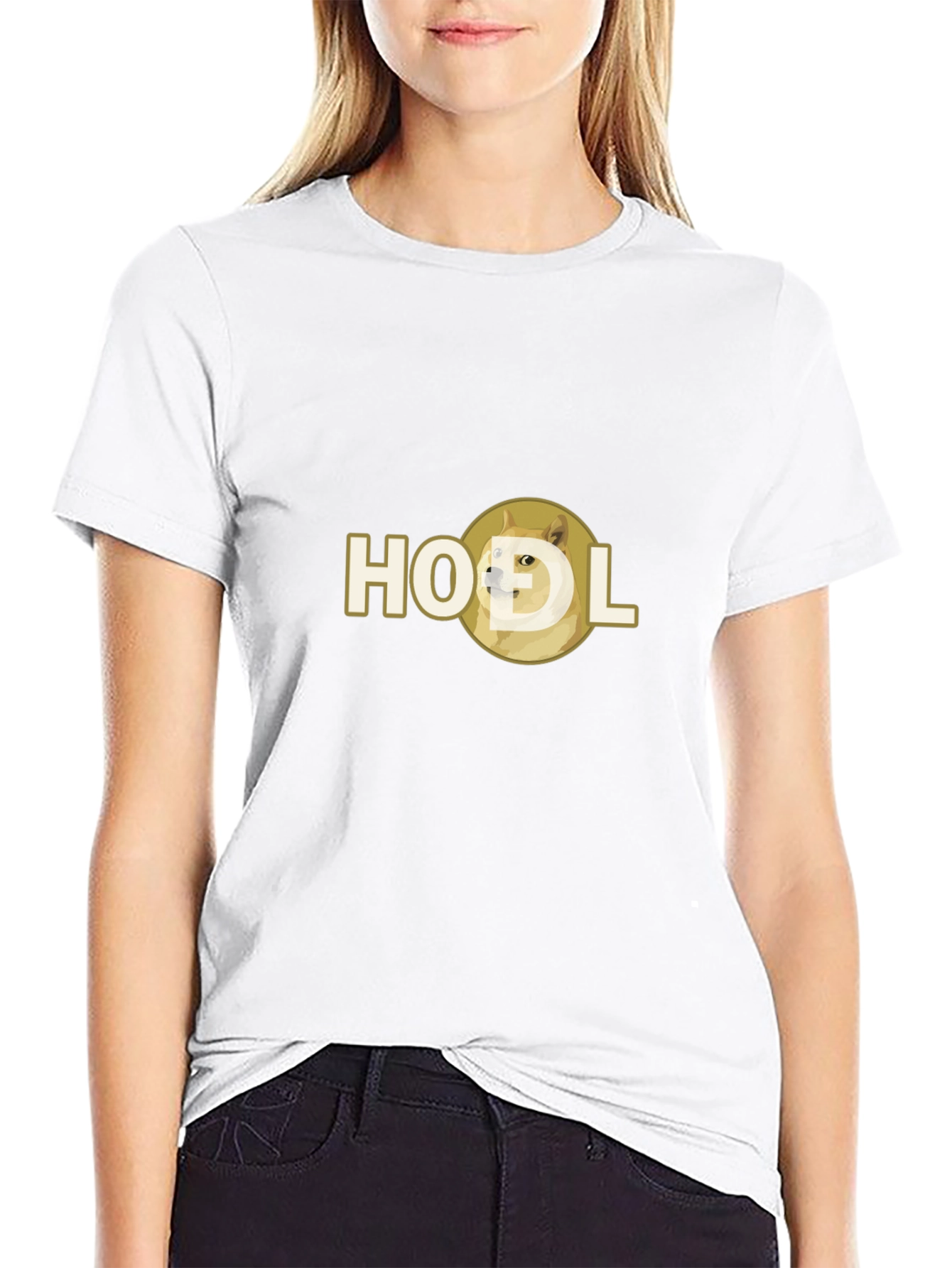 HODL Doge T-Shirt - Crypto Meme Tee