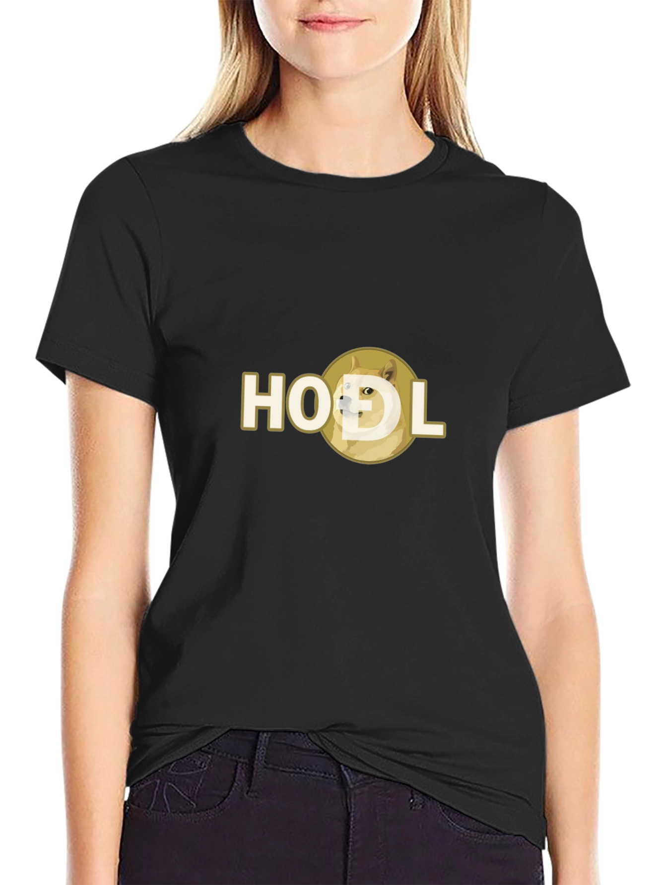 HODL Doge T-Shirt - Crypto Meme Tee