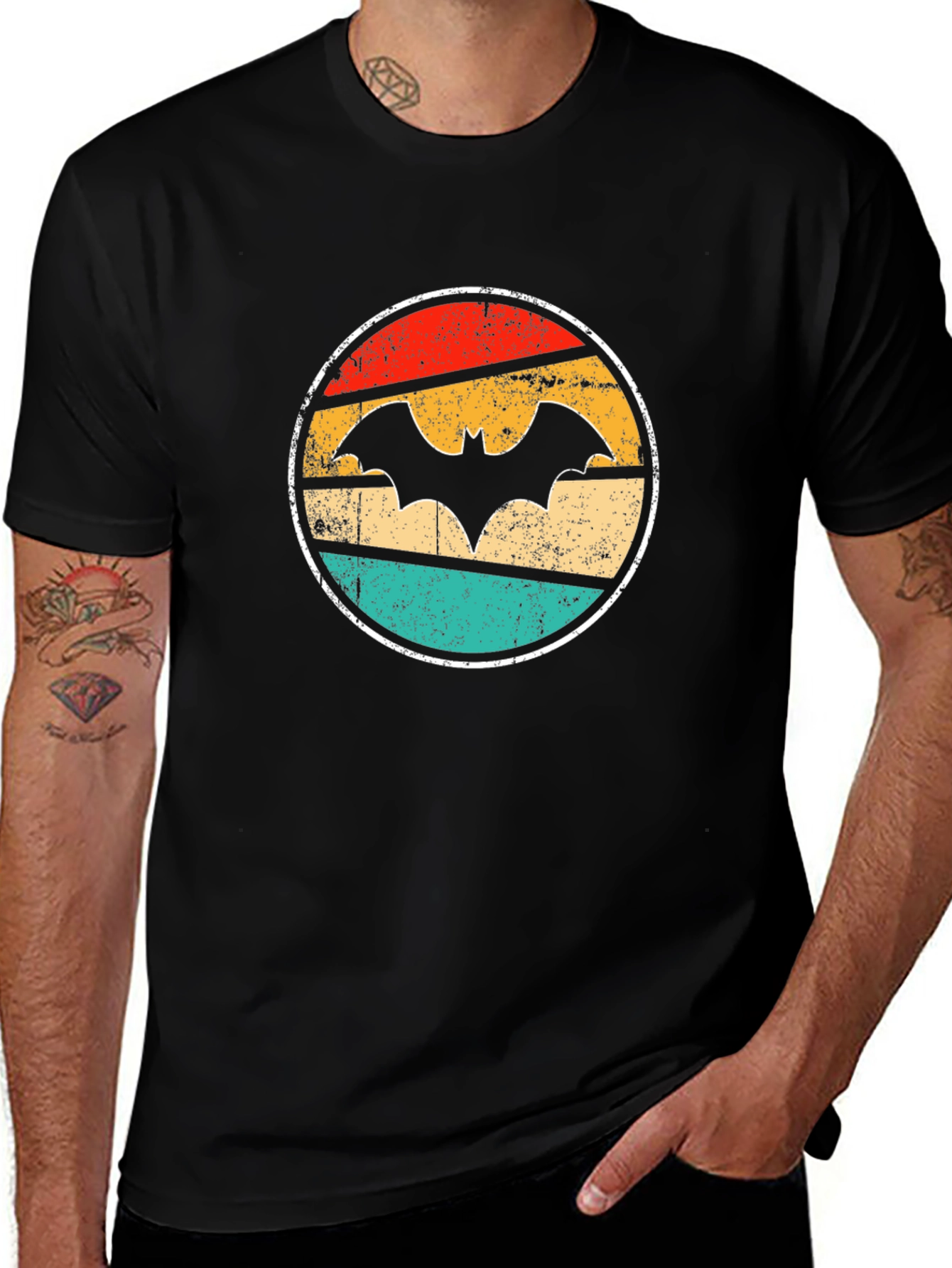 Retro Bat Logo T-Shirt