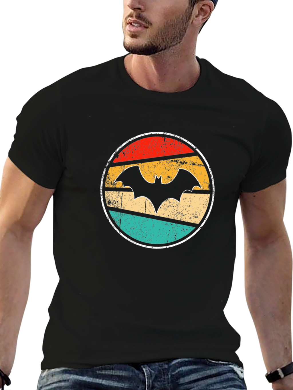 Retro Bat Logo T-Shirt
