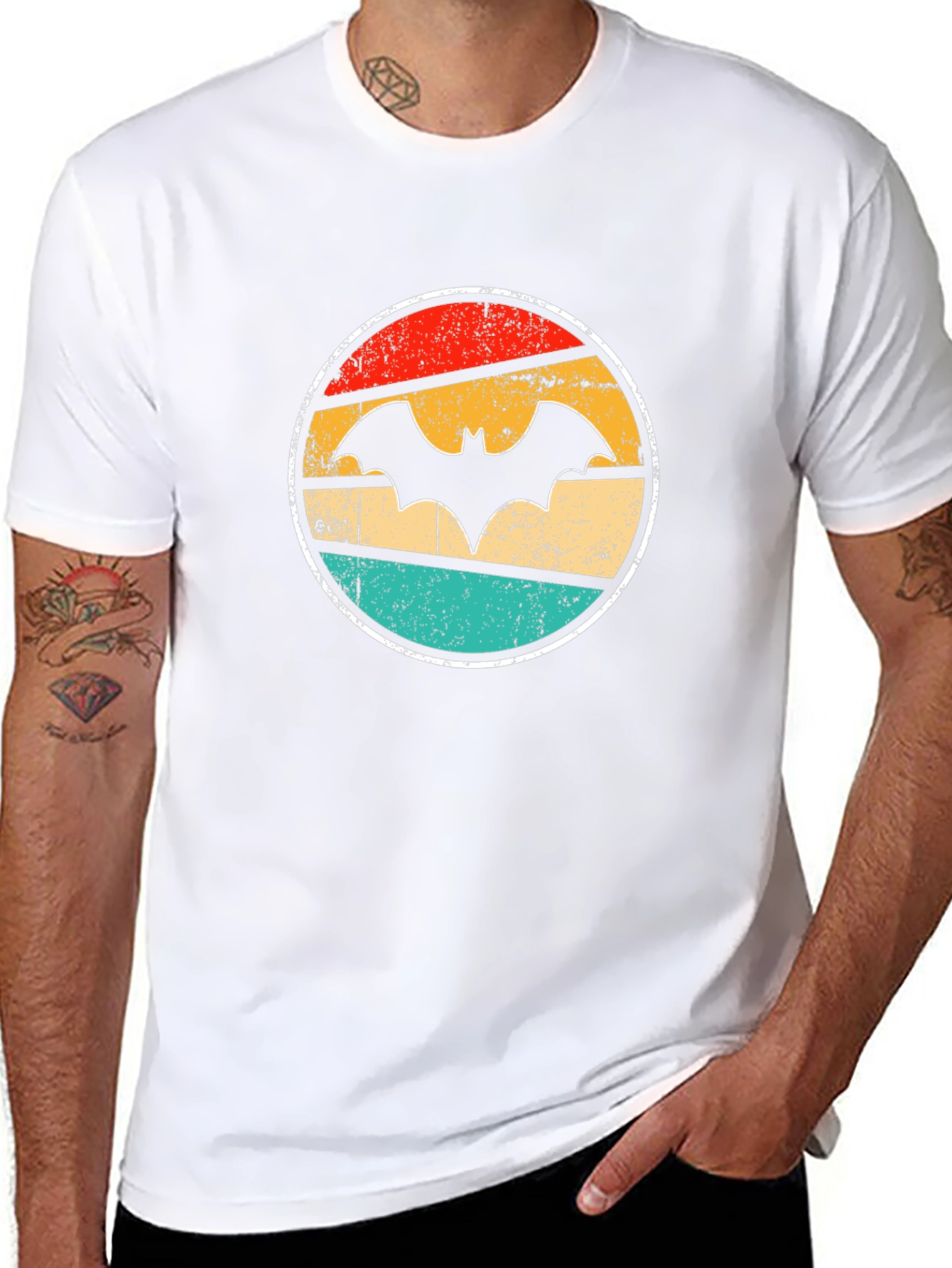 Retro Bat Logo T-Shirt