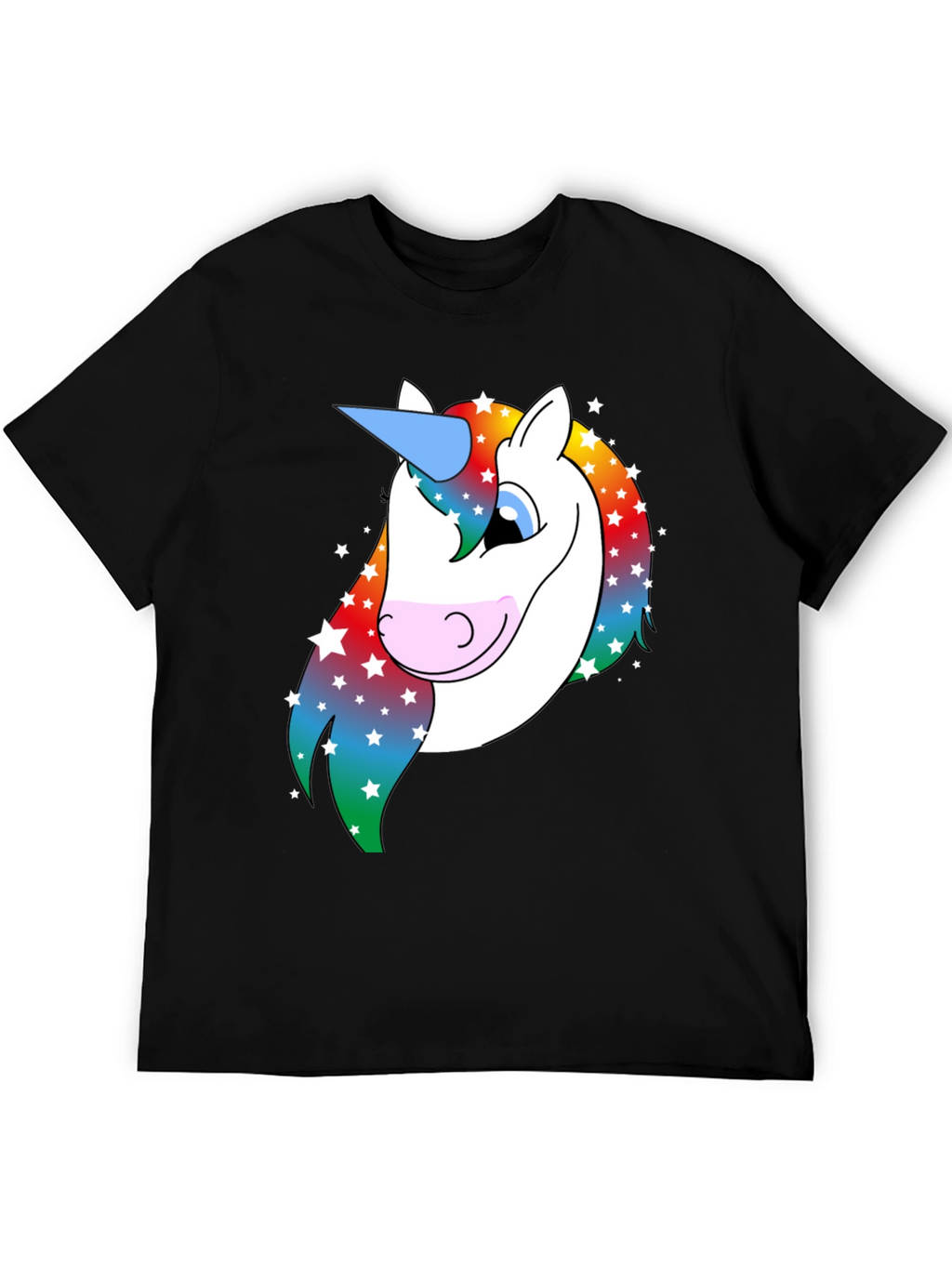 Unicorn Graphic T-Shirt - Rainbow Mane