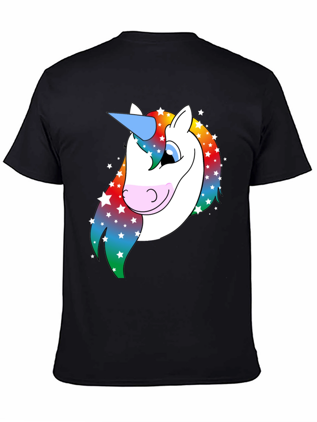 Unicorn Graphic T-Shirt - Rainbow Mane