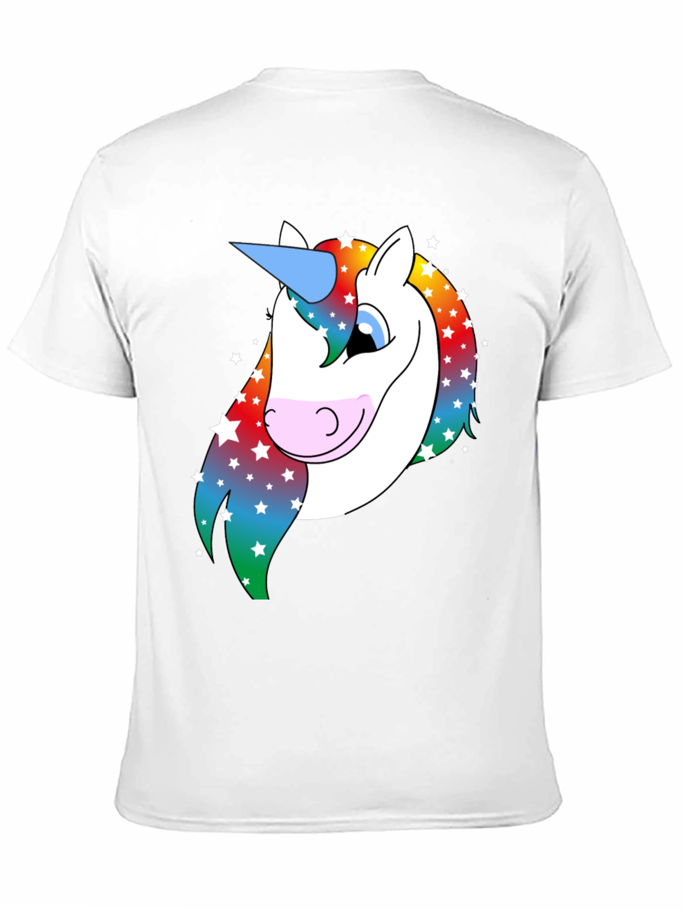 Unicorn Graphic T-Shirt - Rainbow Mane
