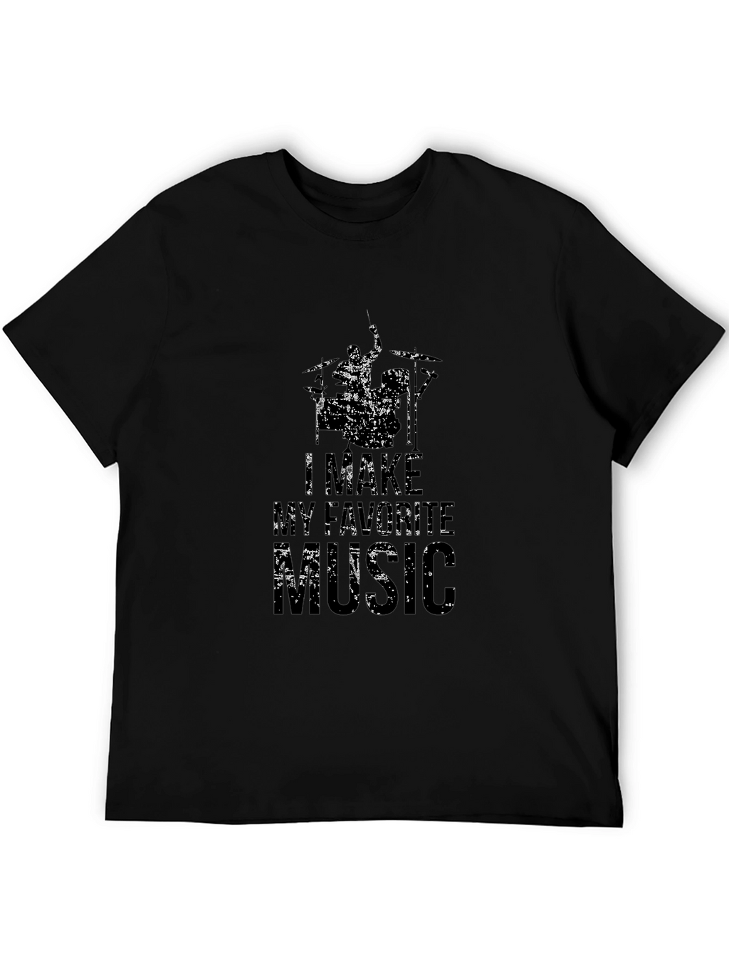 I Make My Favorite Music Black T-Shirt