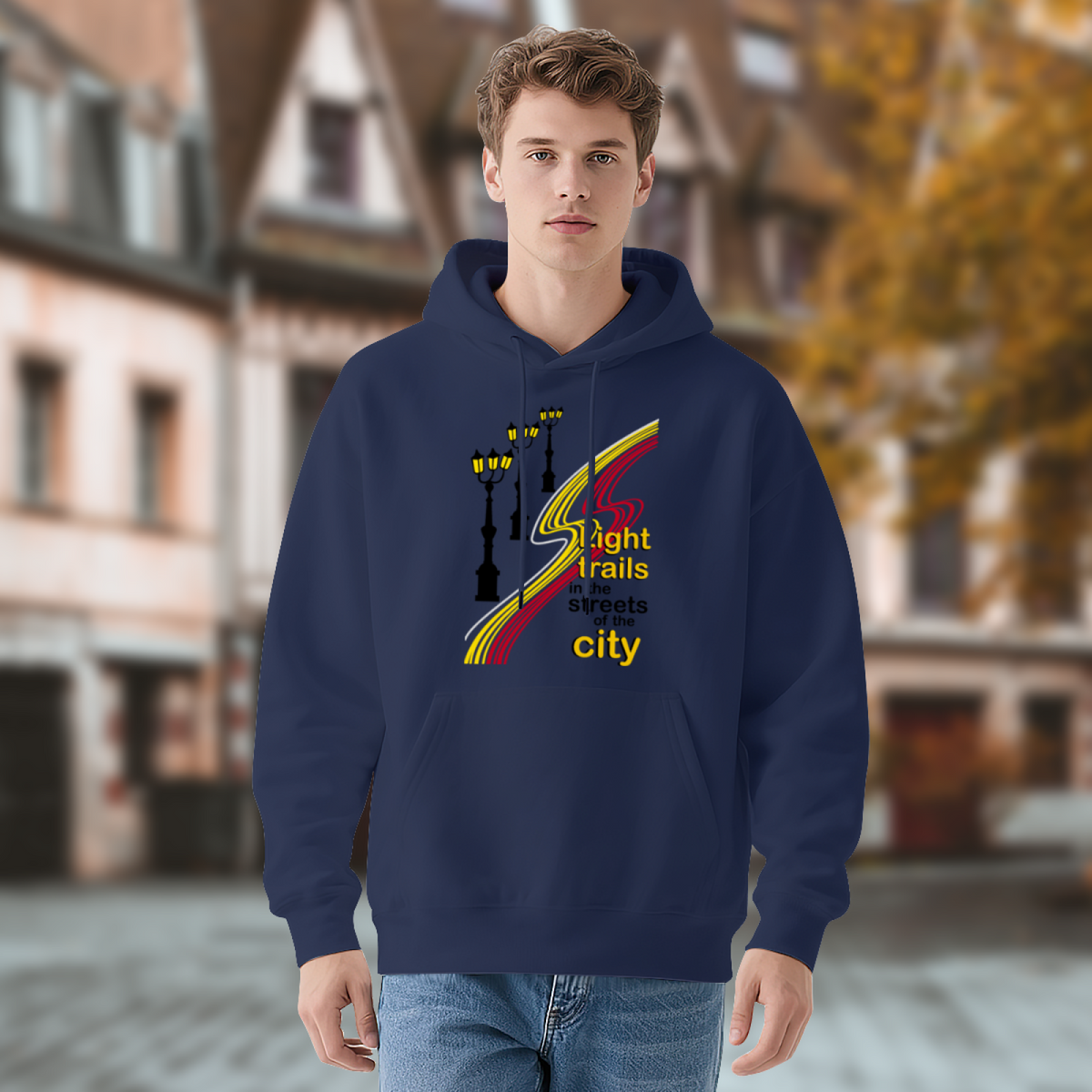 Urban Streetwear Hoodie - Bold Graphic Design Sweatshirt #0536