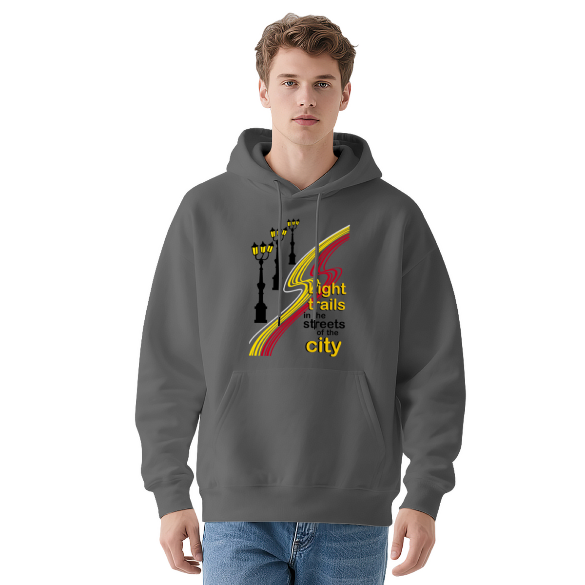 Urban Streetwear Hoodie - Bold Graphic Design Sweatshirt #0536