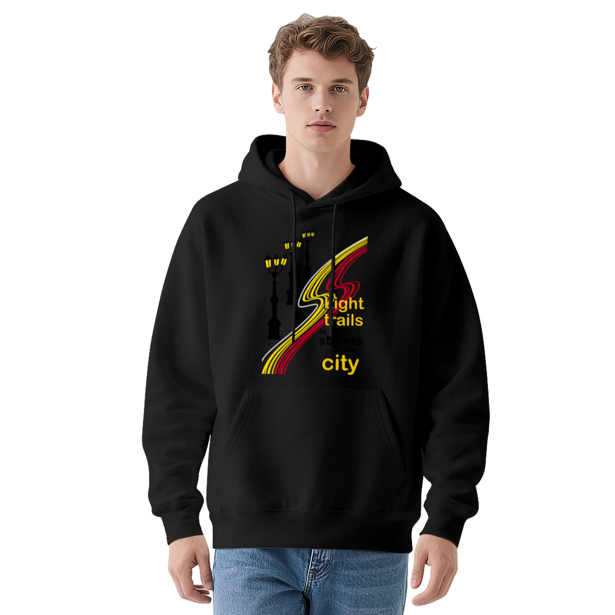 Urban Streetwear Hoodie - Bold Graphic Design Sweatshirt #0536