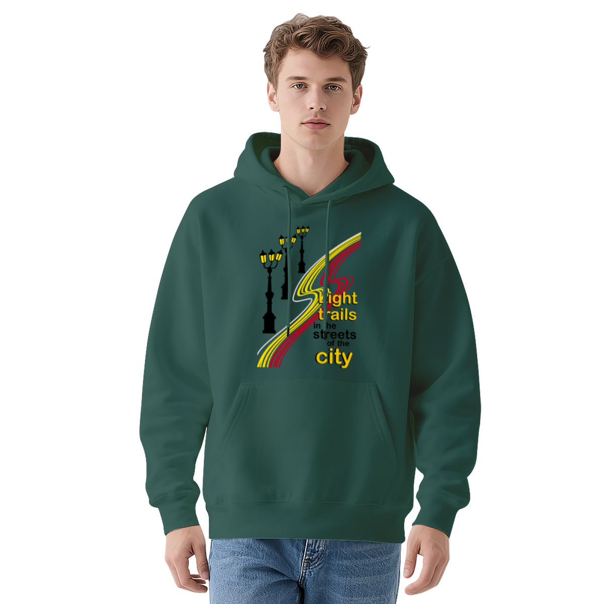 Urban Streetwear Hoodie - Bold Graphic Design Sweatshirt #0536