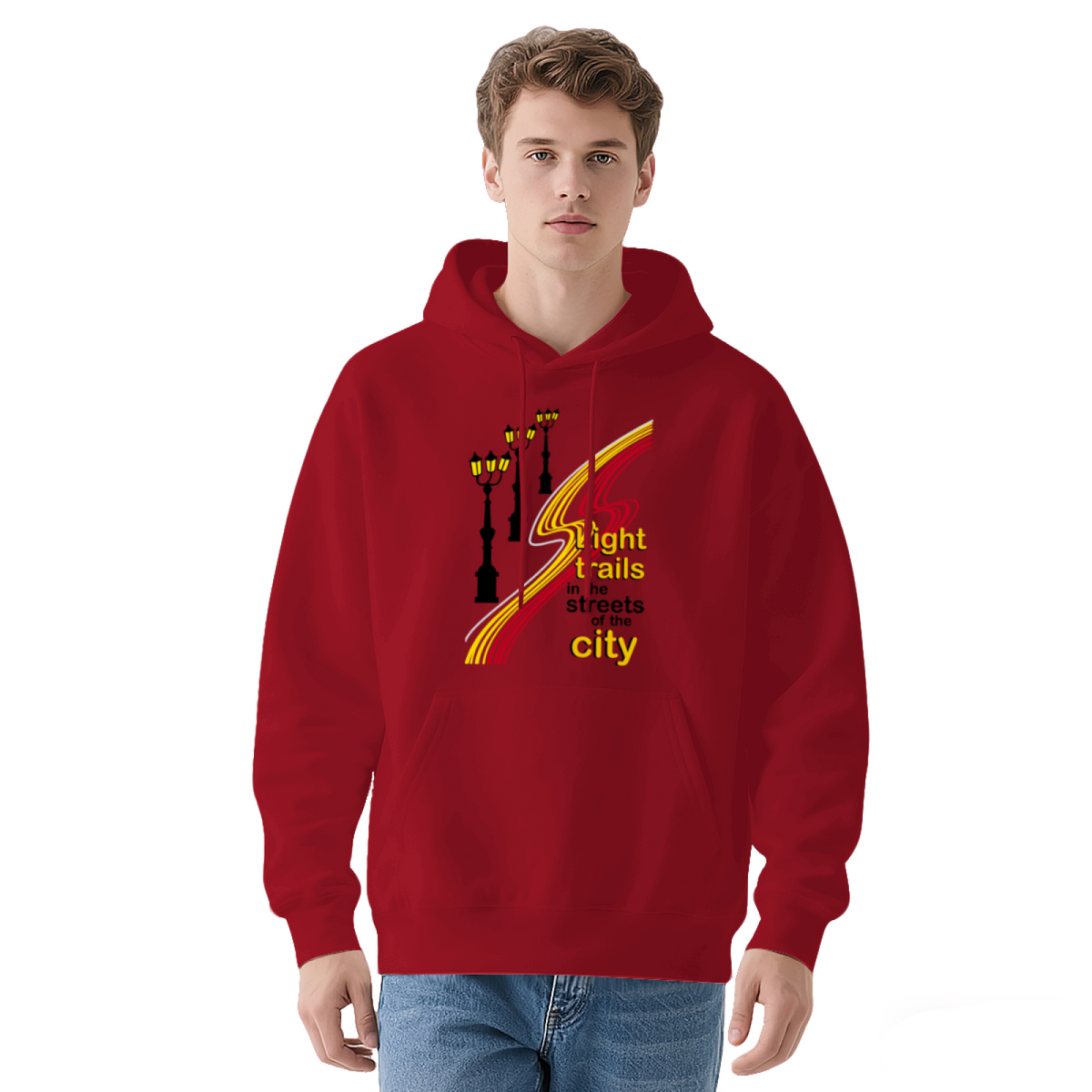 Urban Streetwear Hoodie - Bold Graphic Design Sweatshirt #0536