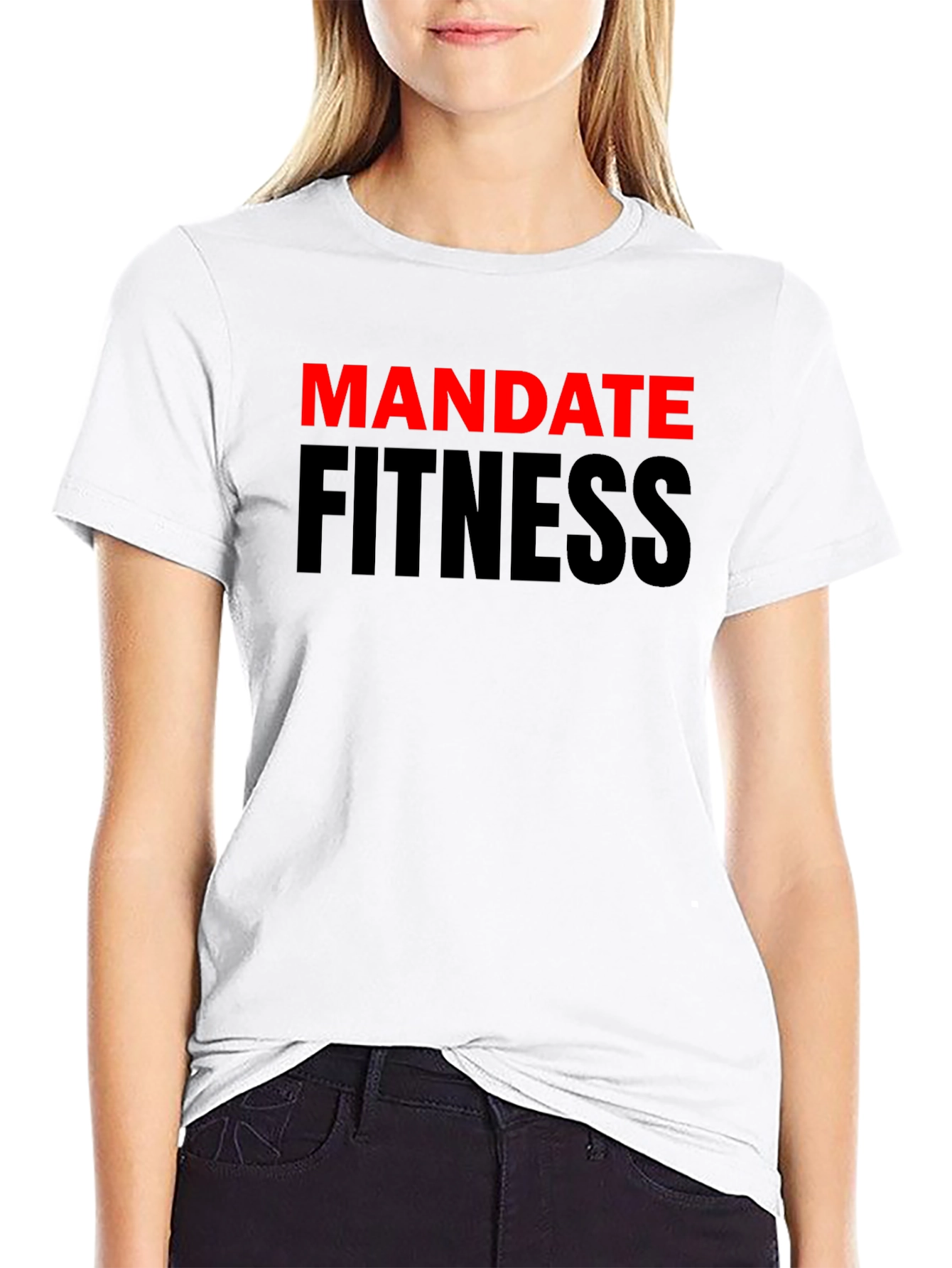 Mandate Fitness Black Graphic T-Shirt