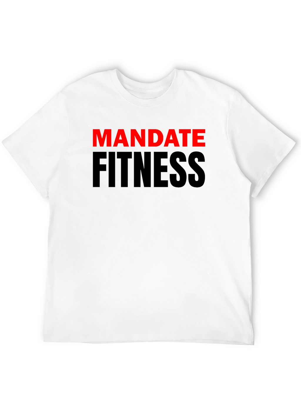 Mandate Fitness Black Graphic T-Shirt