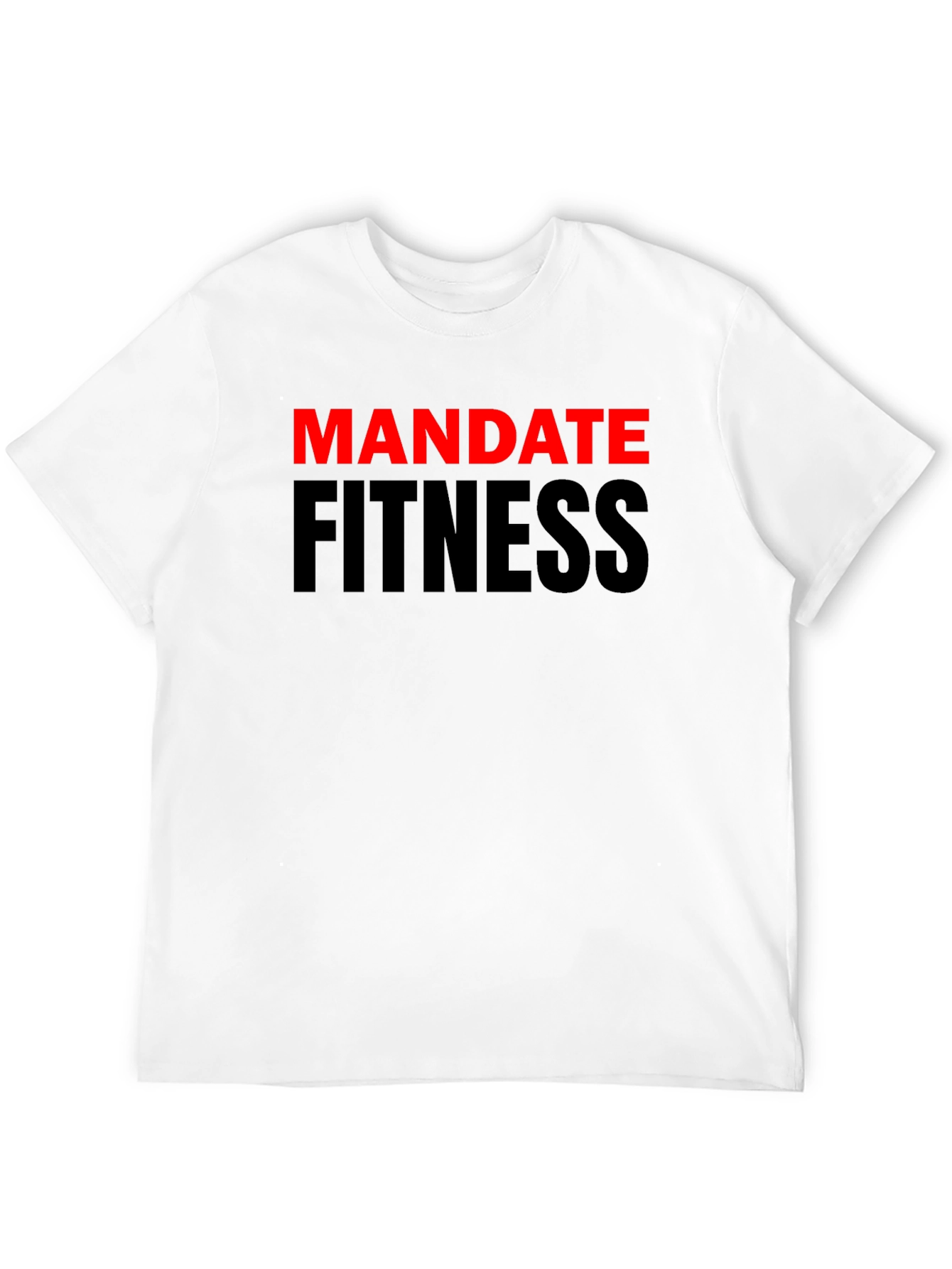 Mandate Fitness Black Graphic T-Shirt