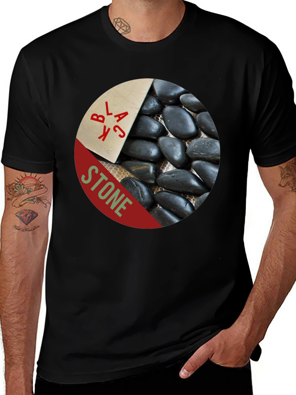 Black Stone Graphic Tee