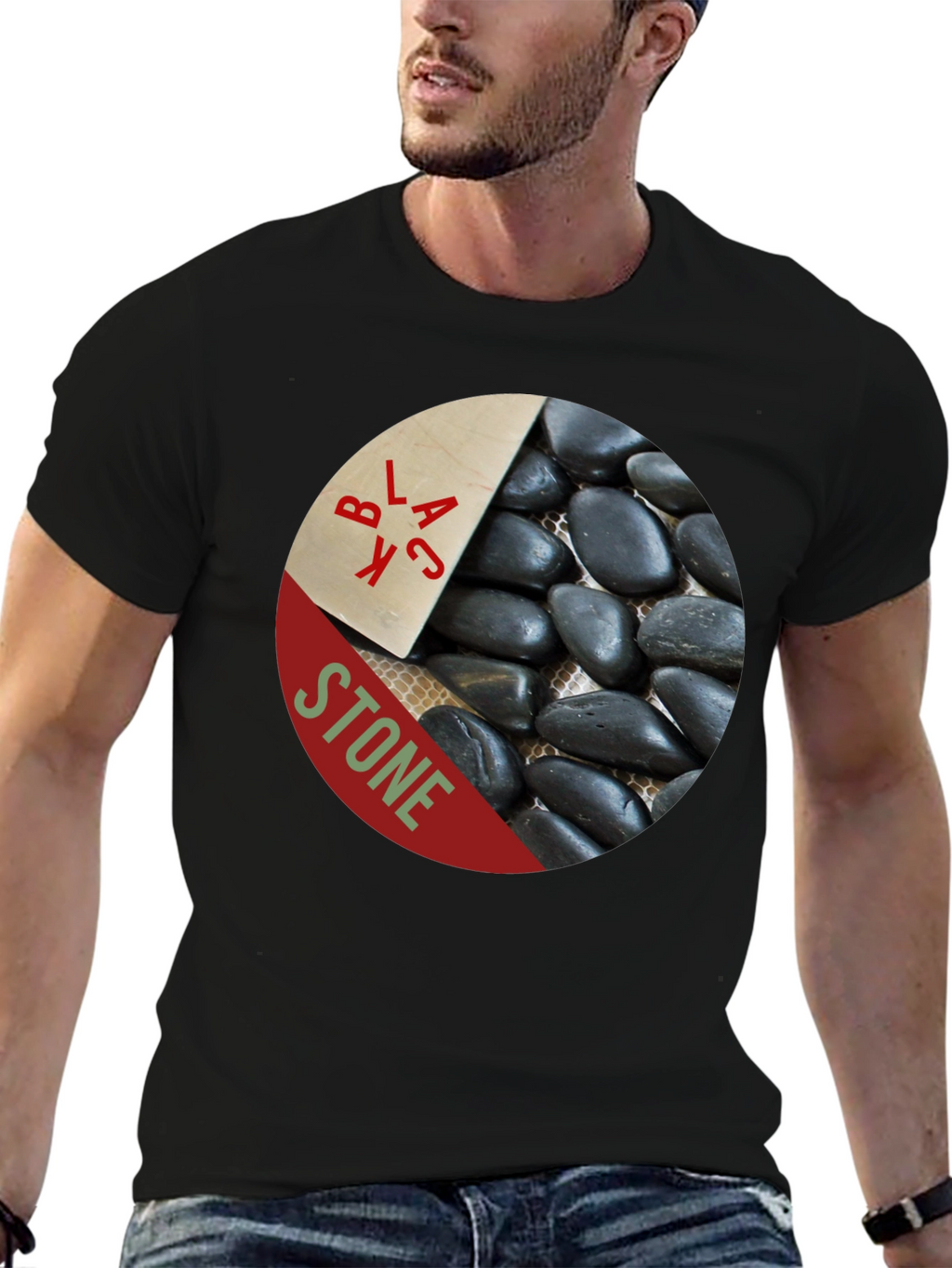 Black Stone Graphic Tee