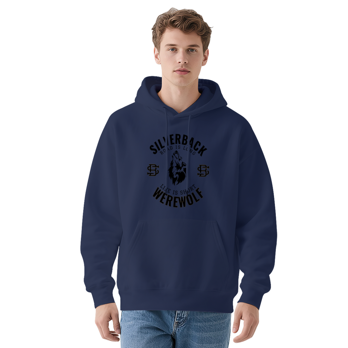 Edgy Streetwear Hoodie - Dark Art Design Pullover #0502
