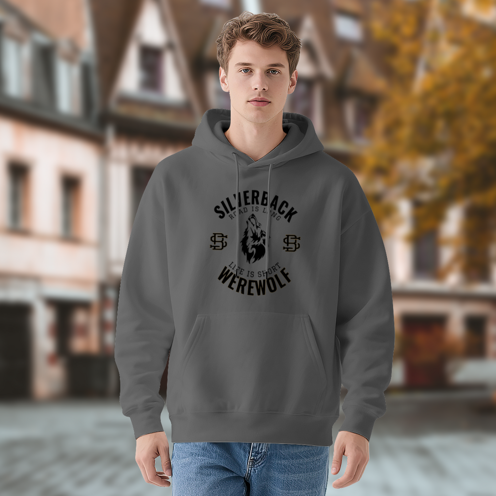 Edgy Streetwear Hoodie - Dark Art Design Pullover #0502